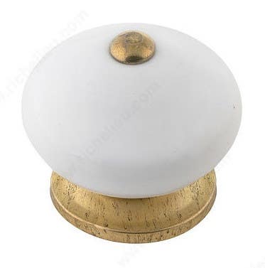 Richelieu BP6334034131 Eclectic Ceramic Knob