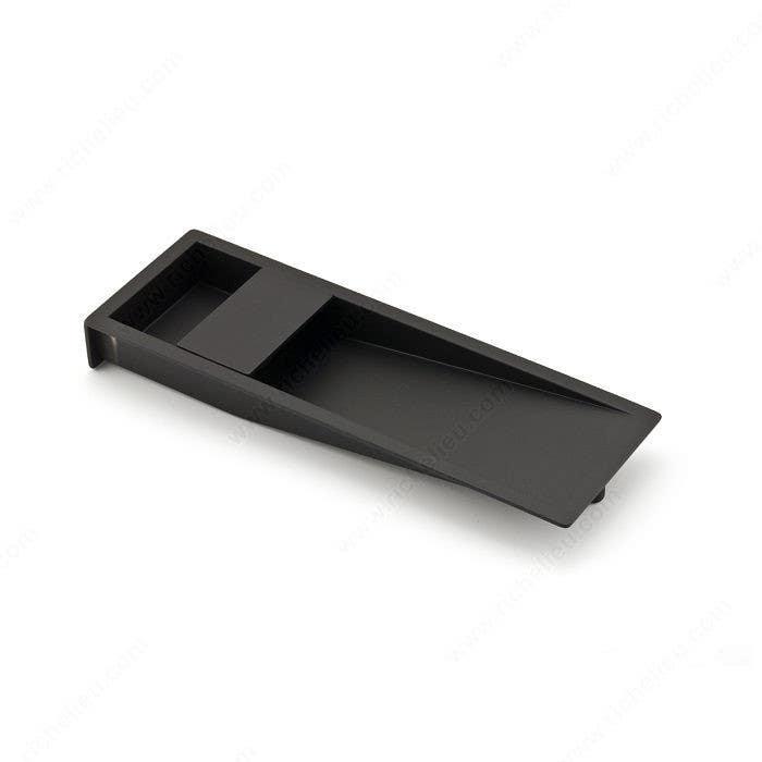 Richelieu 909643900 Modern Recessed Metal Pull