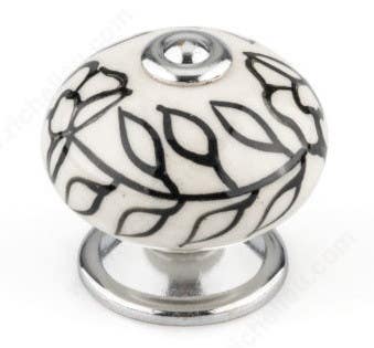 Richelieu BP6347401404090 Eclectic Ceramic Knob