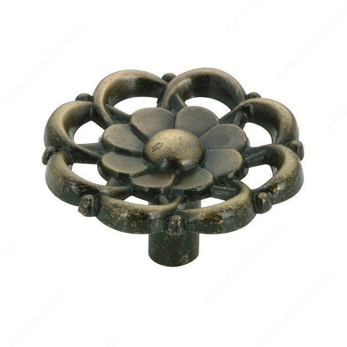 Richelieu BP37390BB Traditional Metal Knob
