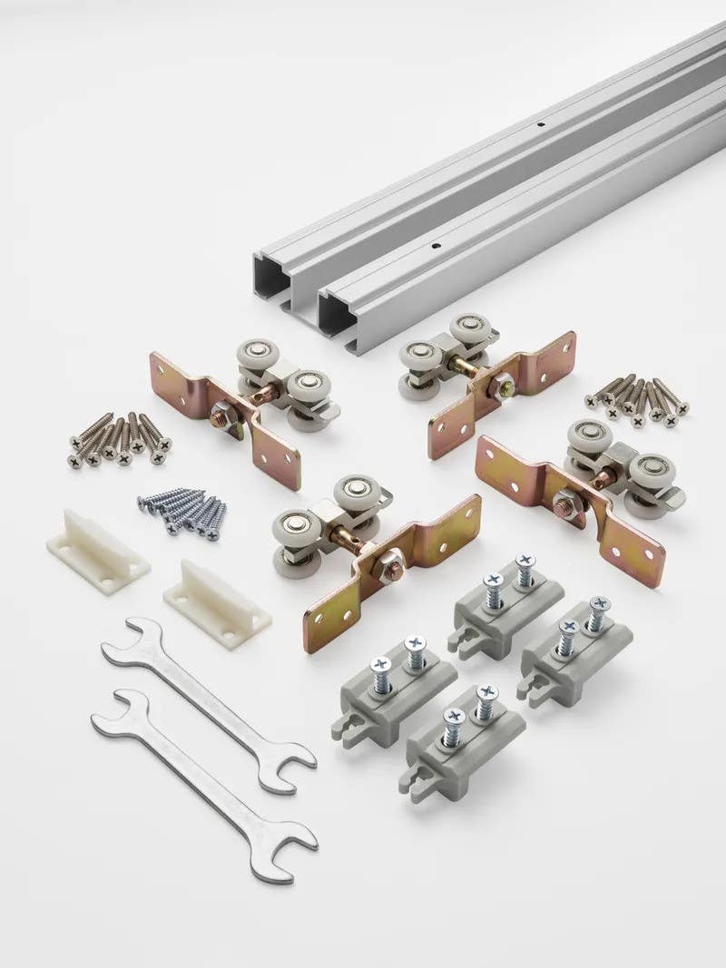 Pemko HBP200A Bypass Series Track & Hardware Pack