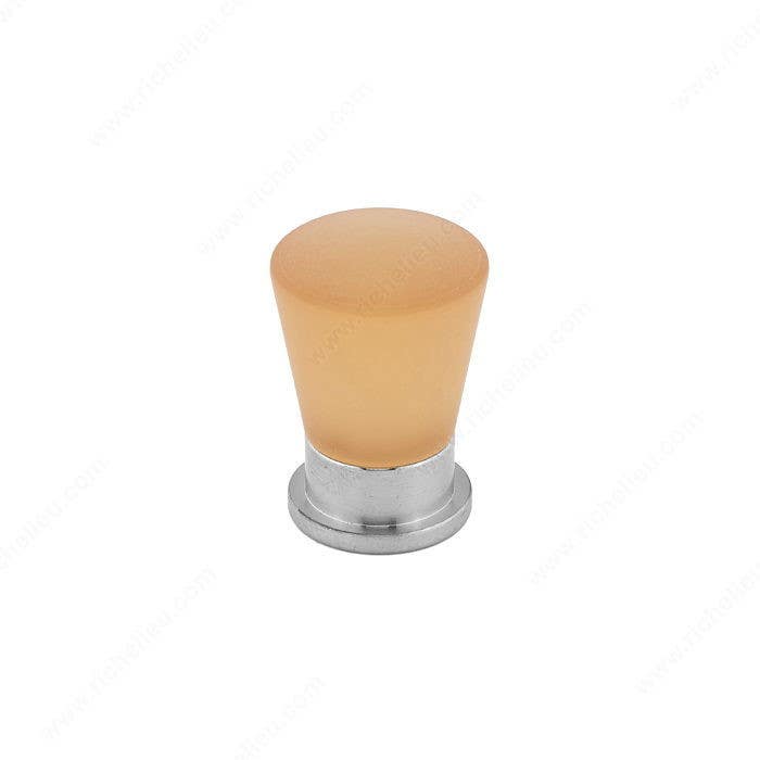 Richelieu BP34119514 Modern Acrylic and Metal Knob