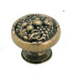Richelieu BP1335BB Traditional Solid Brass Knob