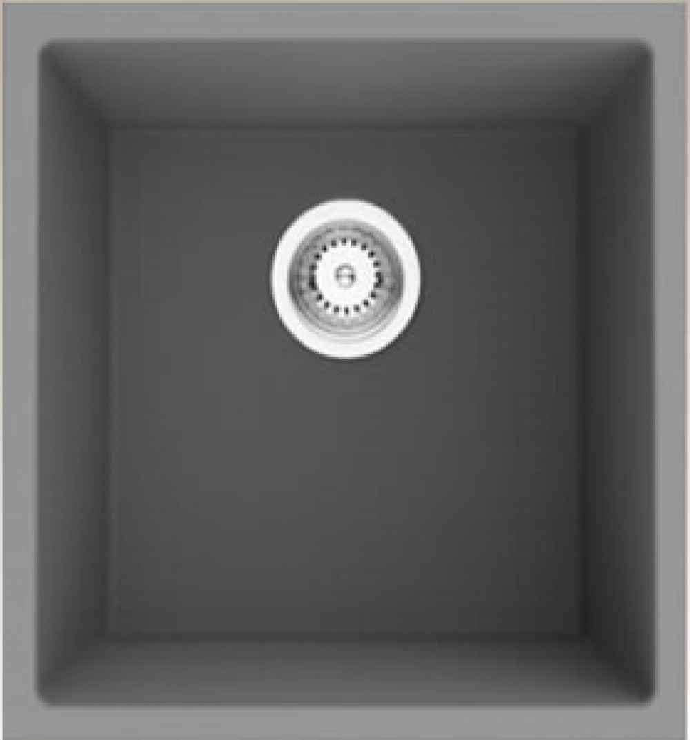 American Imaginations 2ZQNR 15" Grey Granite Composite Kitchen Sink w/ 1 Bowl, CSA Approved