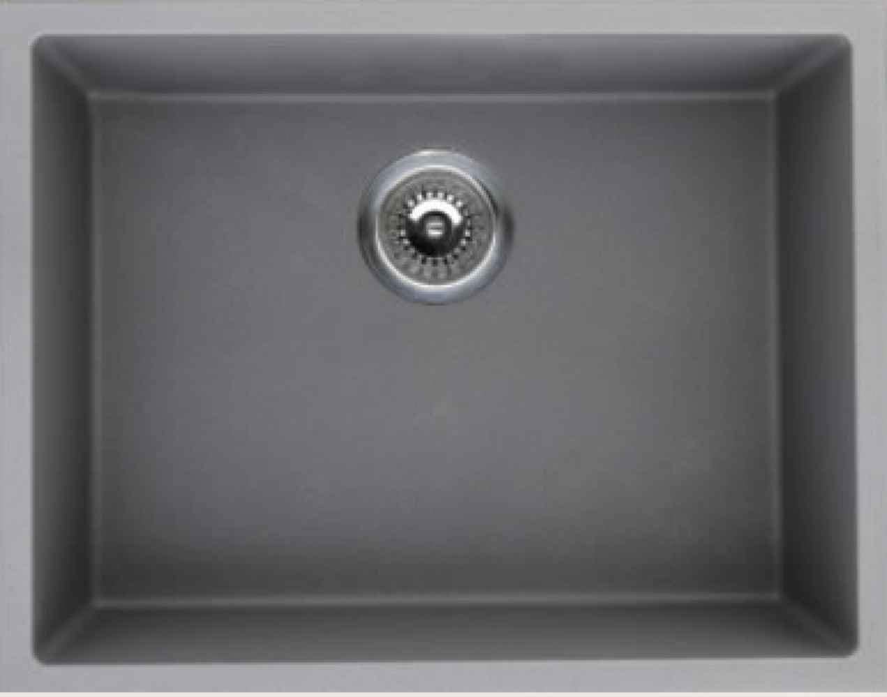 American Imaginations 2ZQNS 23" Grey Granite Composite Kitchen Sink w/ 1 Bowl, CSA Approved