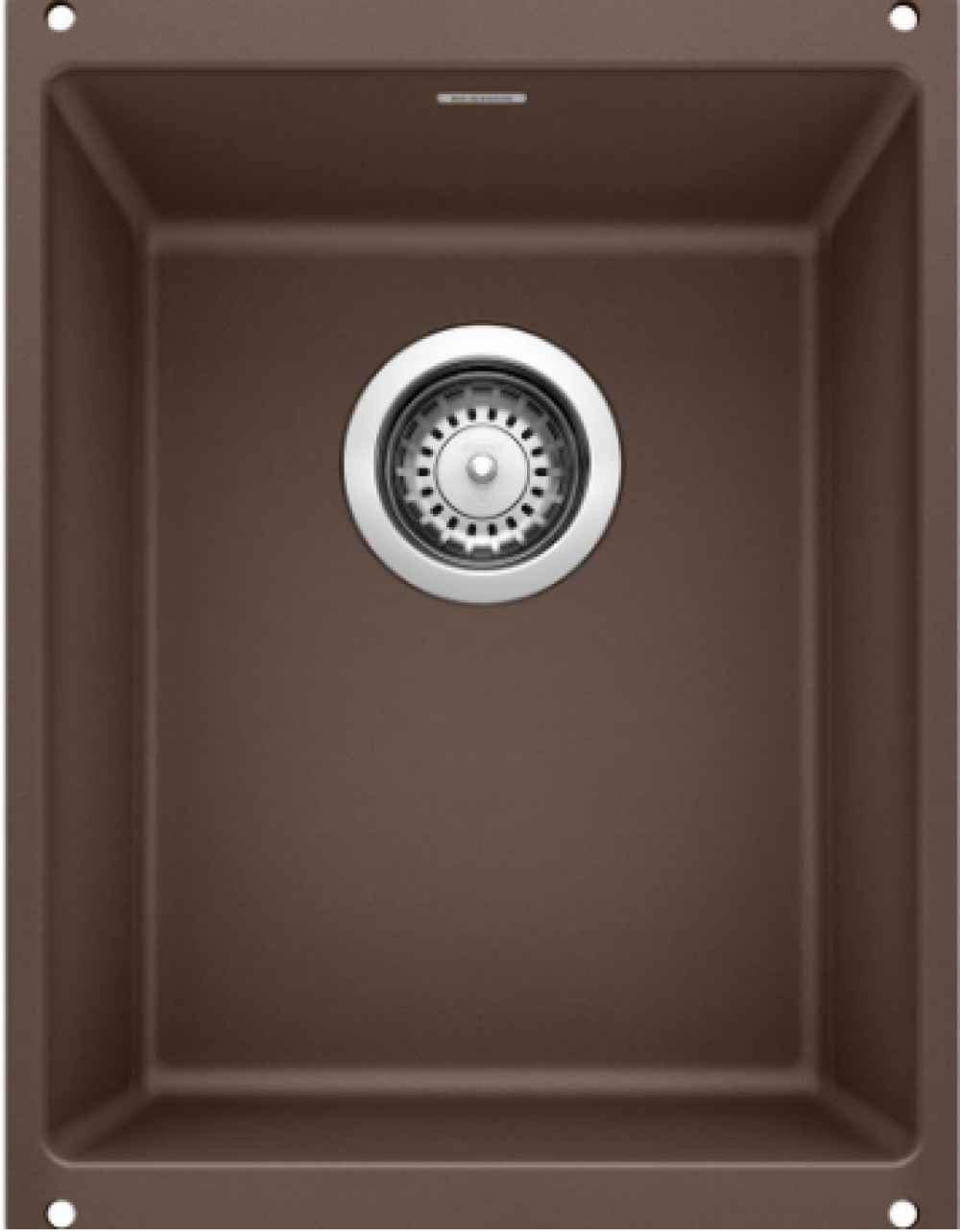 American Imaginations 2ZQQK 15" Granite Composite Coffee Kitchen Sink w/ 1 Bowl, Modern Style