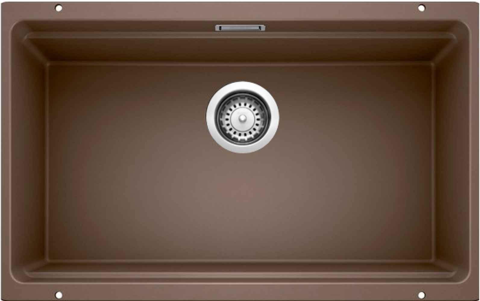 American Imaginations 2ZQQM 27" Granite Composite Coffee Kitchen Sink w/ 1 Bowl, Modern Style