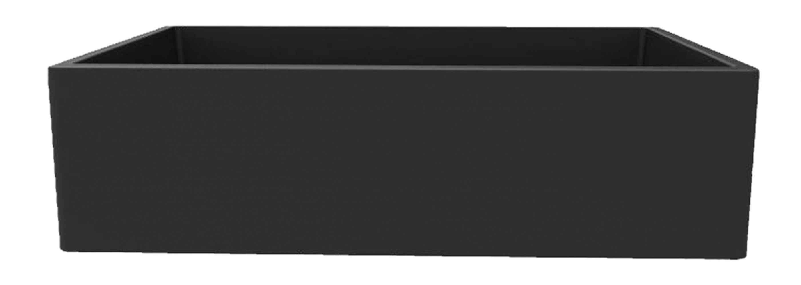 American Imaginations 2ZMKW 33" Black Granite Composite Kitchen Sink w/ 1 Bowl, Wall Mount Faucet