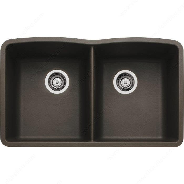 Richelieu 4817U Diamond U 2 (Double) Blanco Sink