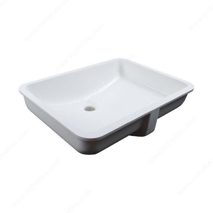 Richelieu GS1812VOPW Rectangular Gemstone Washbasin