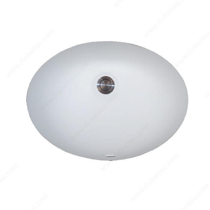 Richelieu MSSBS7820PW ADA Small Oval Meganite Sink