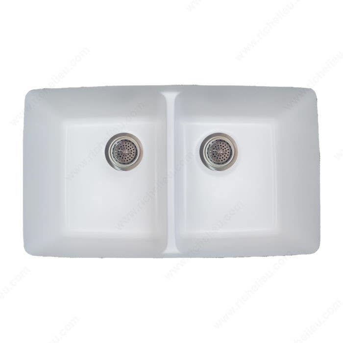 Richelieu MSSKS7850PW Double Meganite Sink