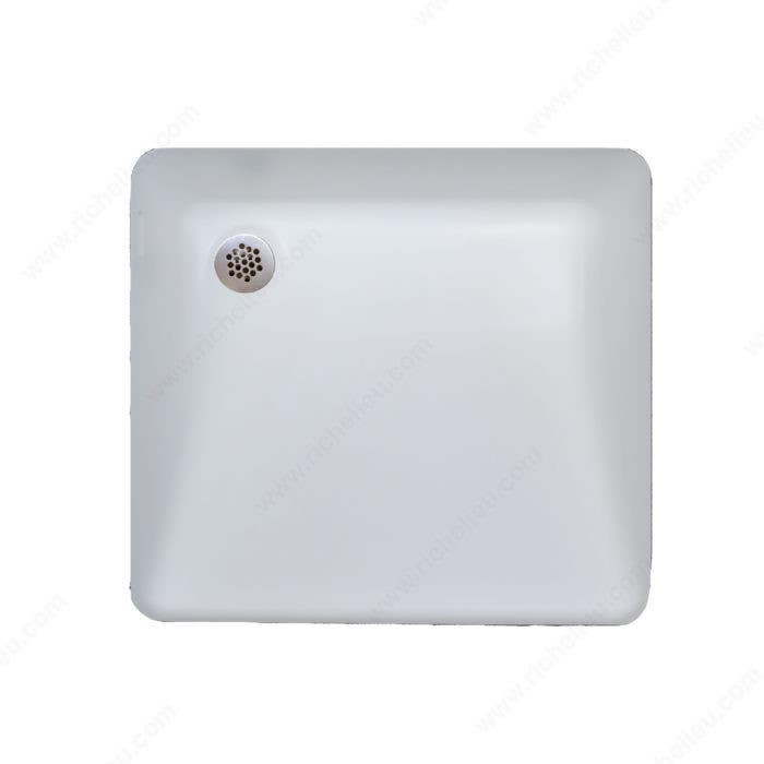 Richelieu MSSBS7825PW Rectangle Ramp Meganite Sink