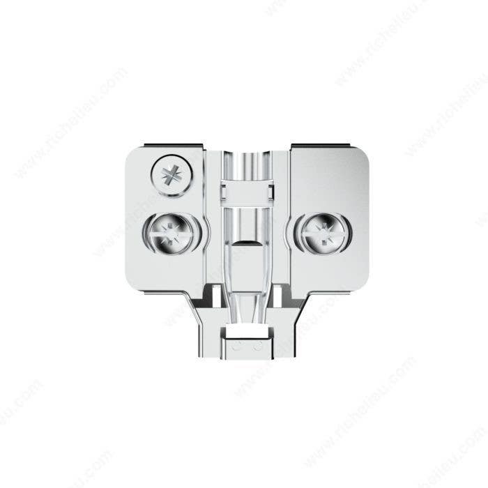 Richelieu RCS006 RCS Mounting Plates - with Euro Screws and Eccentric Adjustment
