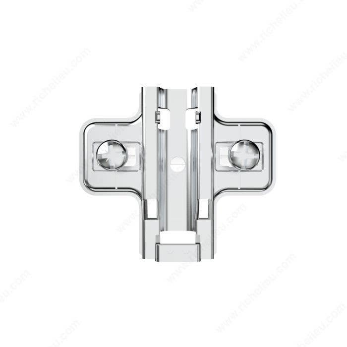 Richelieu RCS00704 RCS Mounting Plates - with 5x9.8 mm Expando Dowels