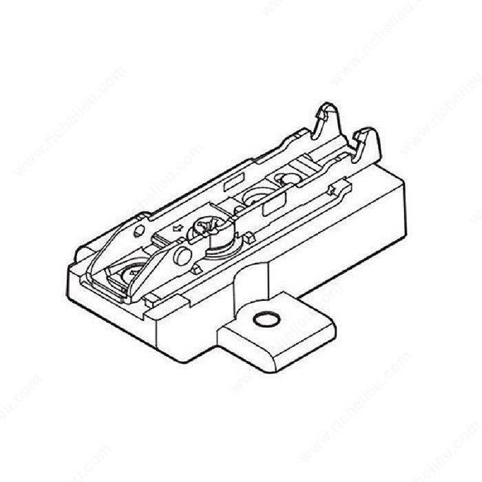Richelieu GRT895 Tiomos Wing Mounting Plate