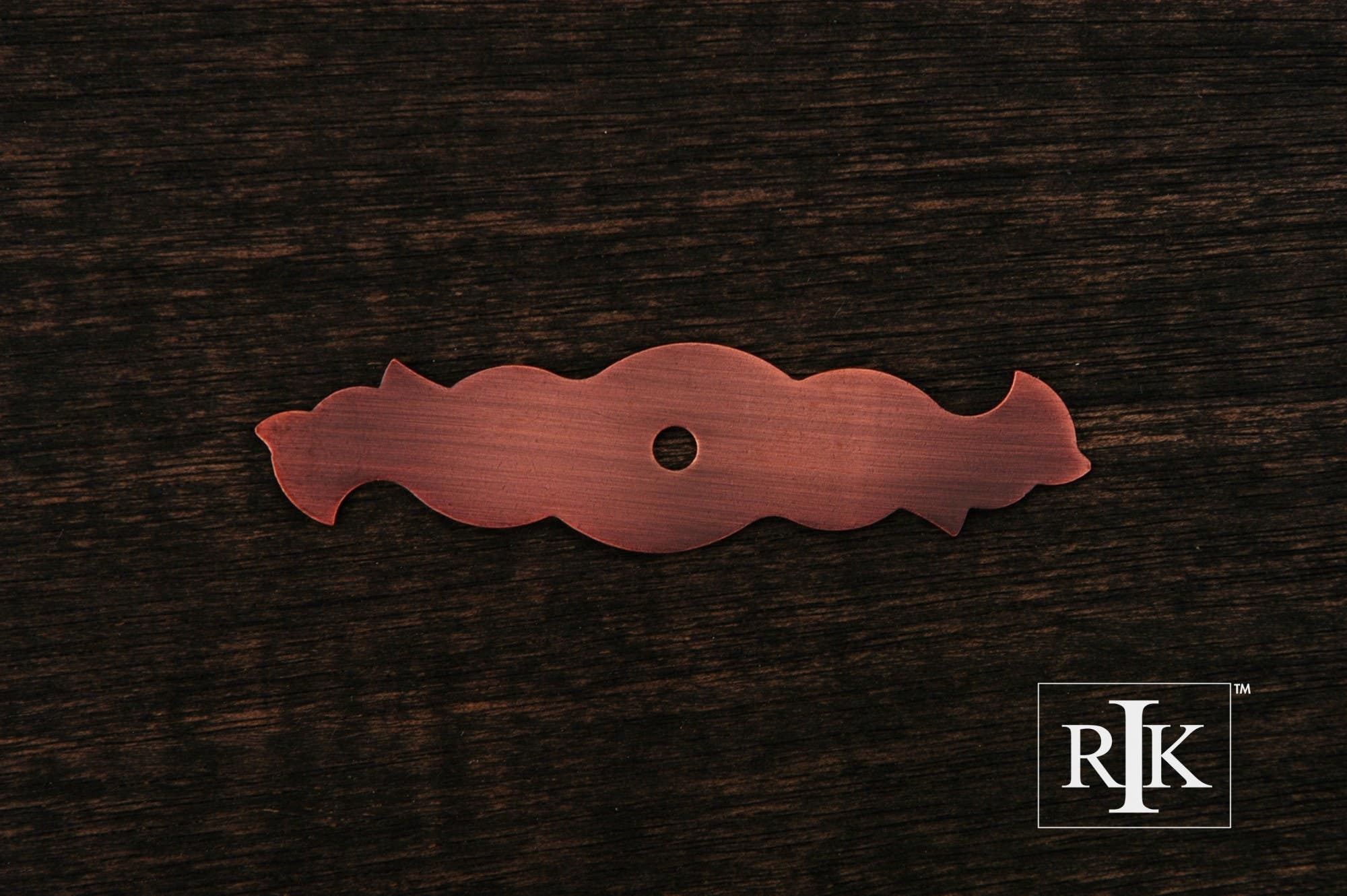 RKI BP 7901 Curvy Single Hole Backplate