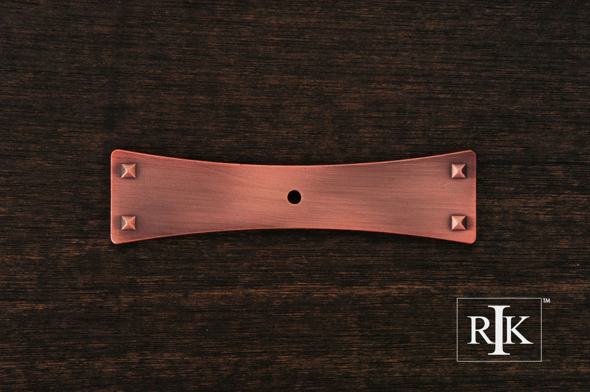 RKI BP 7903 Bent Rectangular One Hole Backplate