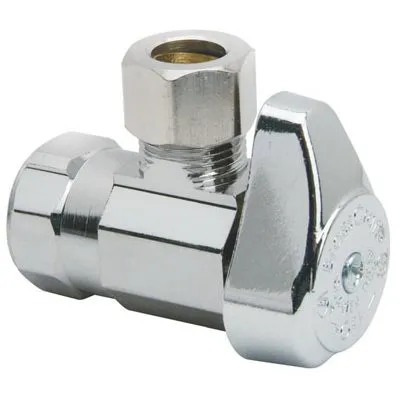Brass Craft G2R17X CD Chrome Angle Stop Valve, 1/2-In. x 3/8-In.