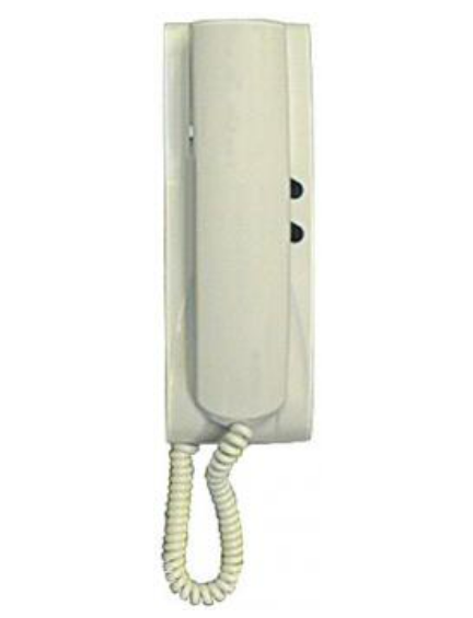 Alpha Communication 8870.1 2 Button Wall Mount Handset- White