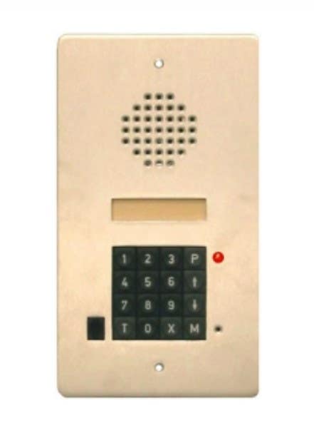 Alpha Communication AA903C Brushed Aluminum Ring Master Station