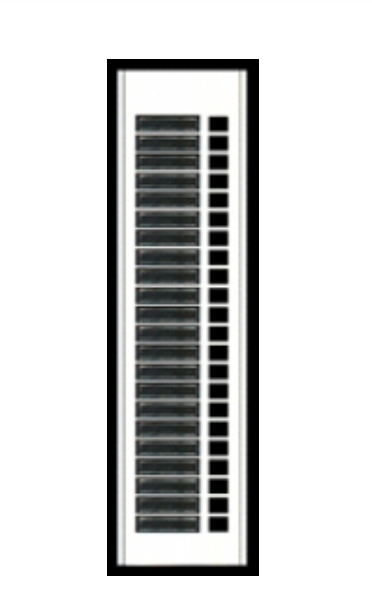 Alpha Communication AM490/22 22 Buttons Nameholder Module-  Aluminum