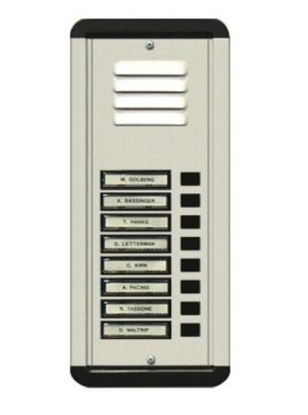 Alpha Communication AM642 Series Vandal-Resistance Entrance Panel, Aluminum