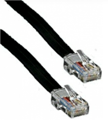 Alpha Communication BF940 6' Straight Cord 6 Pin, Black