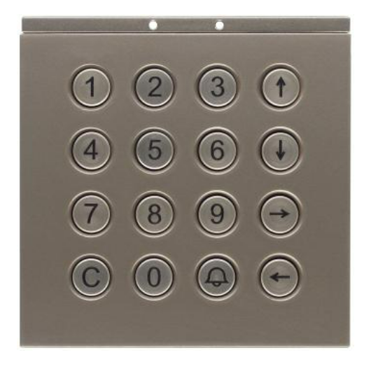 Alpha Communication EMVDB1 Series Vandal-Resistant Keypad Module For modular door station
