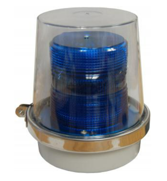 Alpha Communication BSTAR 24VDC Blue Outdoor Strobe Light with Cover