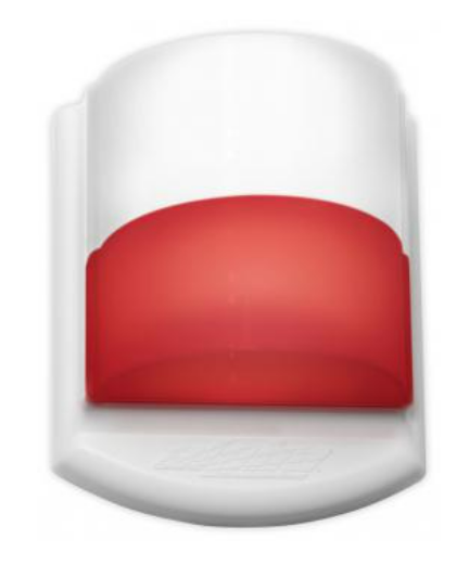 Alpha Communication CDL102B 2 LED Corridor Light with Buzzer,White/Red