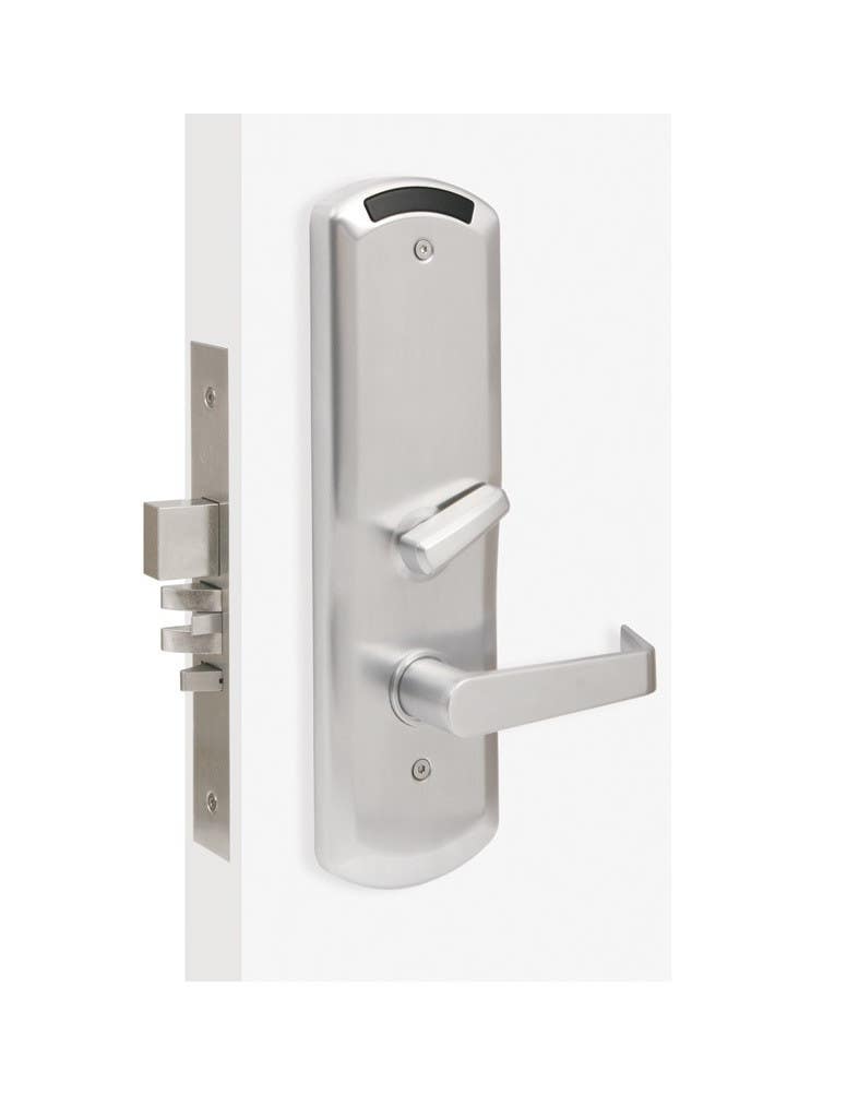 TownSteel EKO1B2 e-Kontos 2000 Electronic Escutcheon Mortise Lockset w/ Cylinder