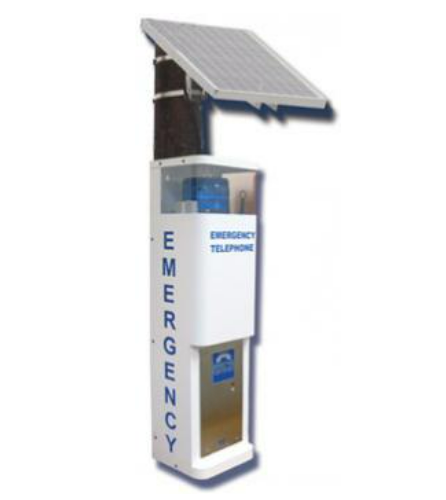 Alpha Communication CSC95 95W Solar Emergency Call Station- Cellular