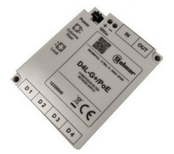 Alpha Communication D4L-G/POE 4 Port POE Switch for G+ System