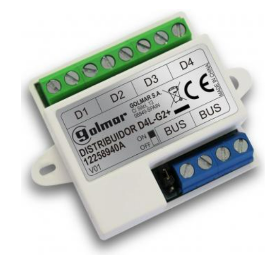 Alpha Communication D4L-G2/SMALL 4-Monitor G2+ System Splitter