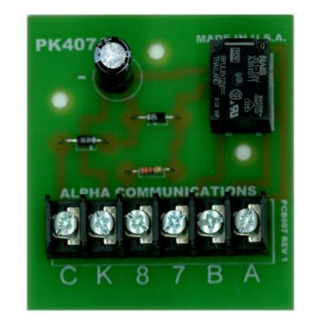 Alpha Communication PK407A 16VAC Specialty Relay