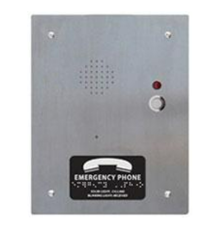 Alpha Communication ECBELEVF Emergency Call Box For Elevator- Flush mount