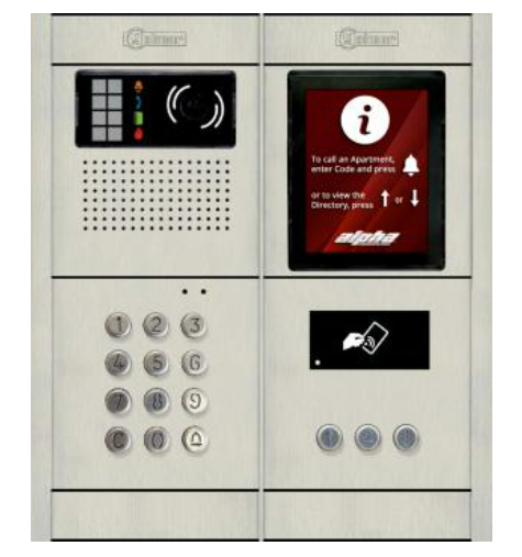 Alpha Communication EPGB2/DAF Digital Video Door Panel for GB2 System