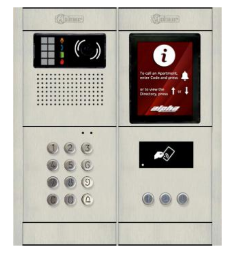 Alpha Communication EPGB2/DAS Digital Video Door Panel for GB2 System