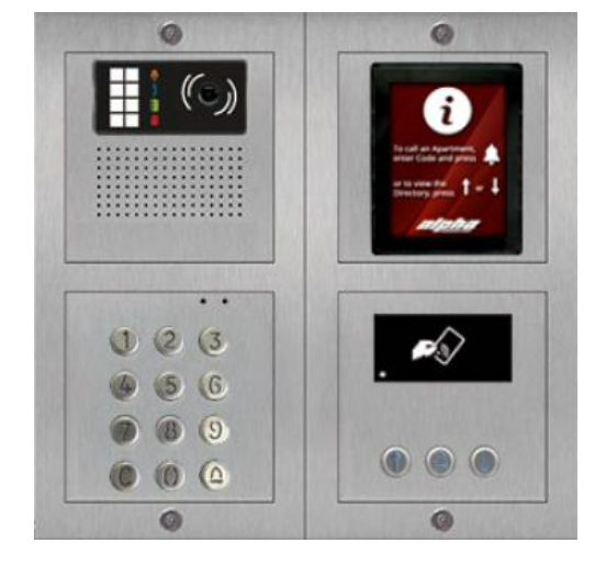 Alpha Communication EPGB2/DSS Digital Video Door Panel for GB2 System