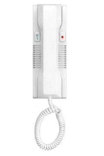 Alpha Communication HT2003C2WH 5 Wire Wall Handset with Carbon Transmitter