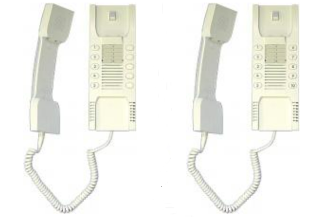 Alpha Communication HT2006 Series Wall Handset- White
