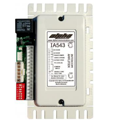 Alpha Communication IA543 Apartment Intercom System Amplifier