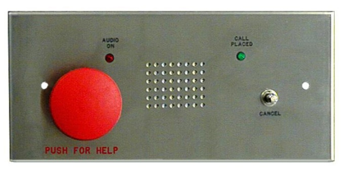 Alpha Communication IR150SS Remote Rescue Station with Intercom (St. Steel)