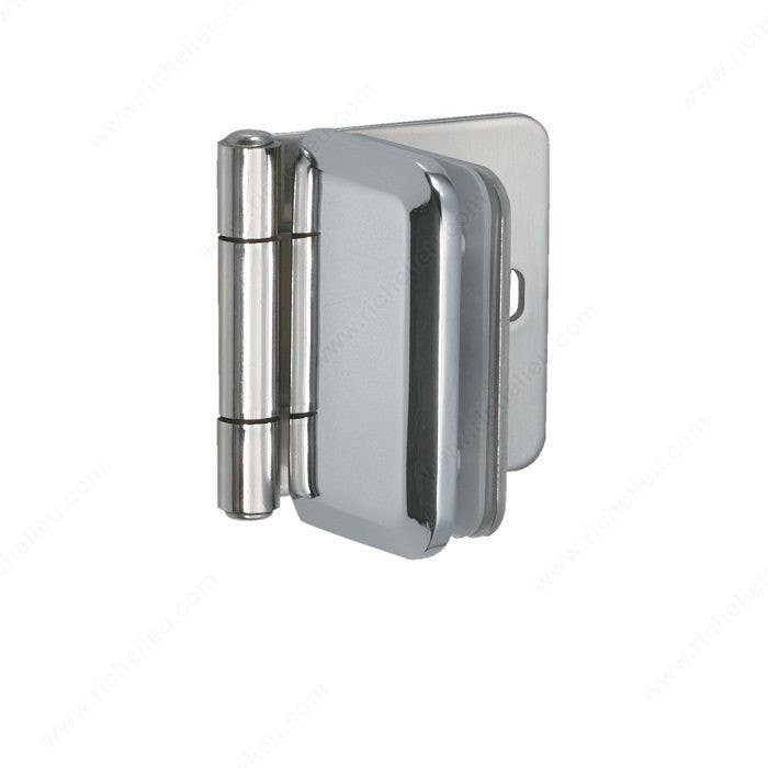 Richelieu 75480170 Stainless Steel Hinge For Glass/Acrylic Door Recessed in Furniture/Cabinet