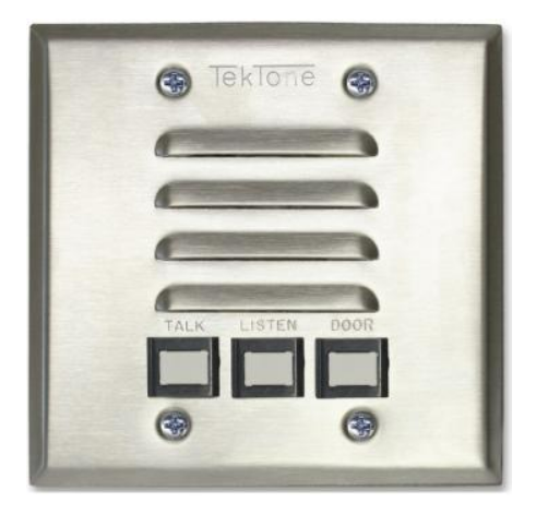 Alpha Communication IR207B 4 Wire 2-Gang Apartment Intercom Station