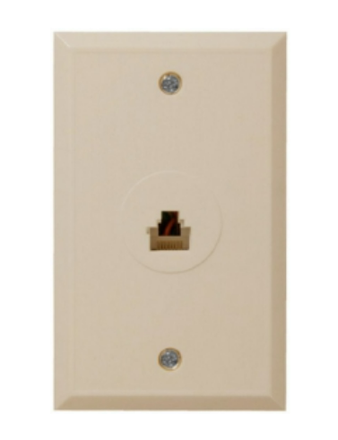 Alpha Communication KB170 Modular Wall jack- Flush