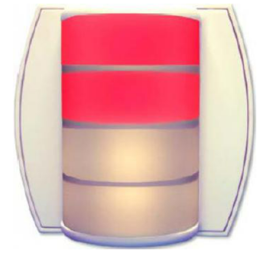 Alpha Communication LI382LED 2 Color LED Corridor Zone Light- Red/White