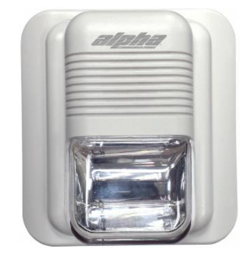 Alpha Communication LI424 24VDC Stand-Alone Strobe - White