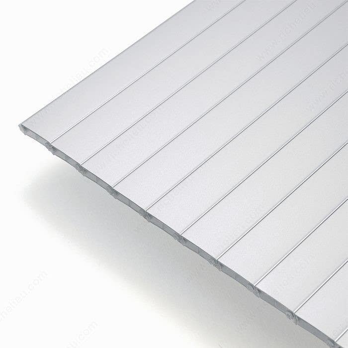 Richelieu 560 Metallic Line Tambour Slats - Aluminum Finish